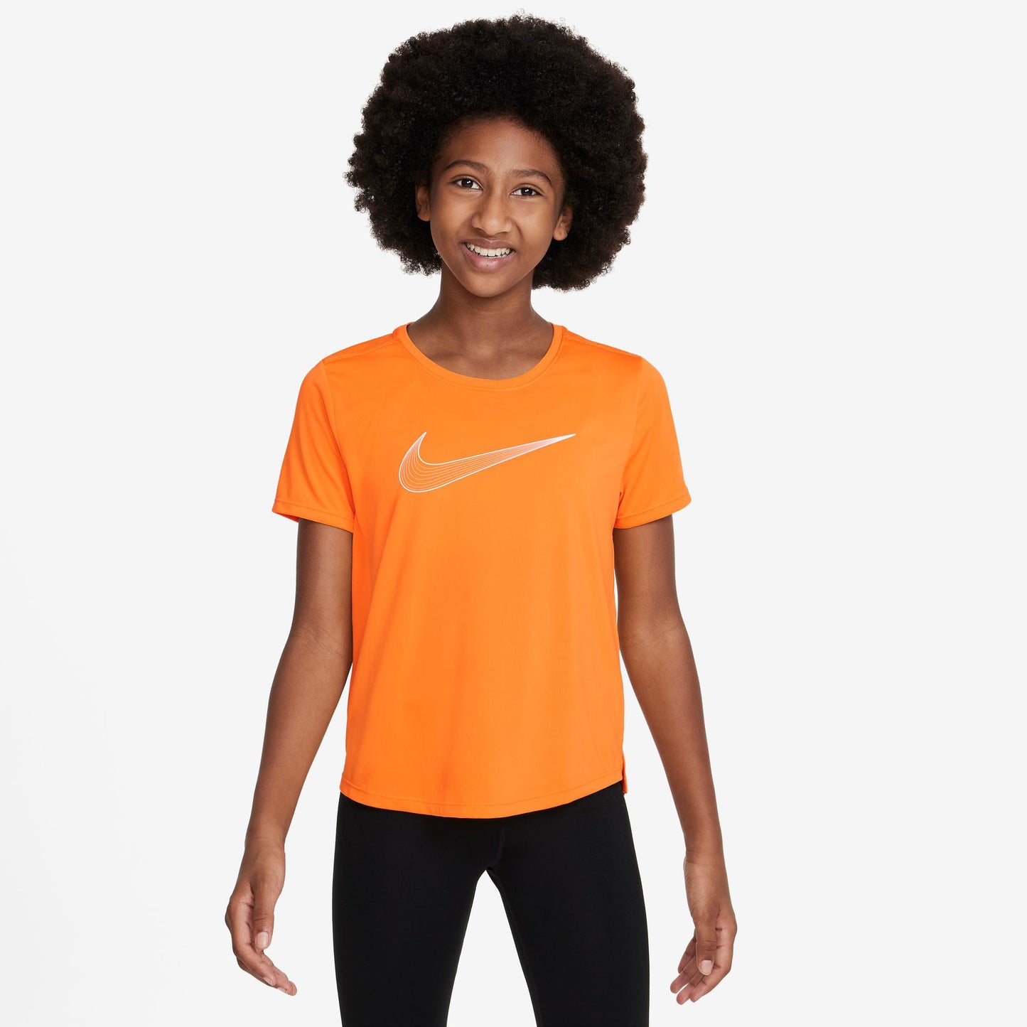 Nike Dri-Fit One GX T-shirt Pige - orange,