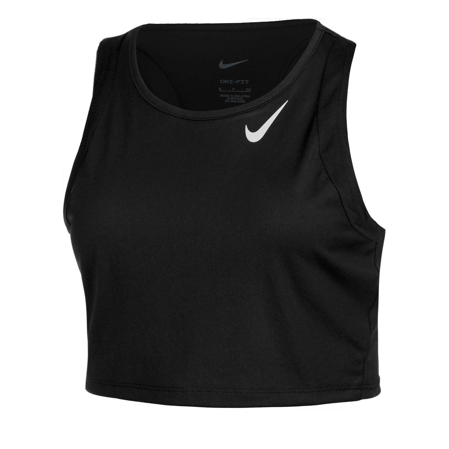 Nike Dri-Fit Fast Crop Løbetrøje Damer - sort,