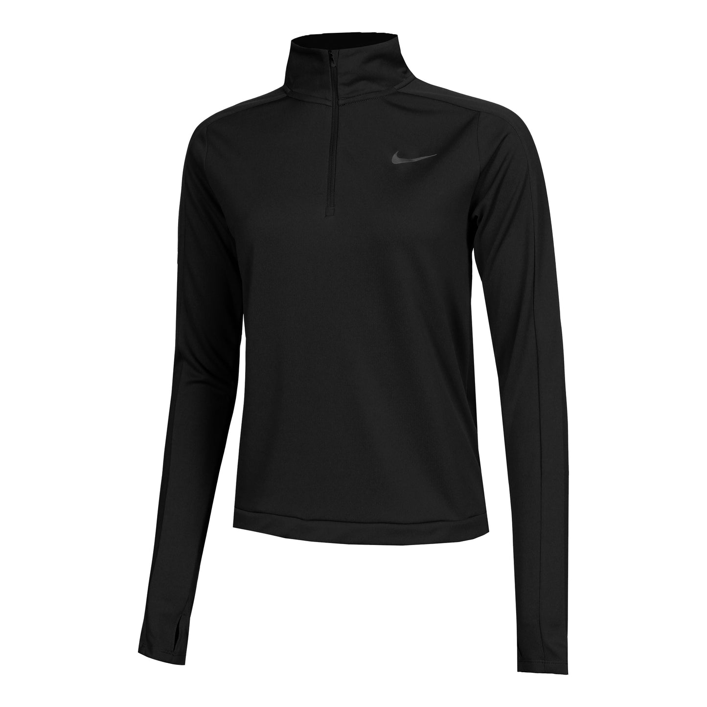 Nike Dri-Fit Pacer 1/4-Zip Shirt,Langærmet Damer-Sort