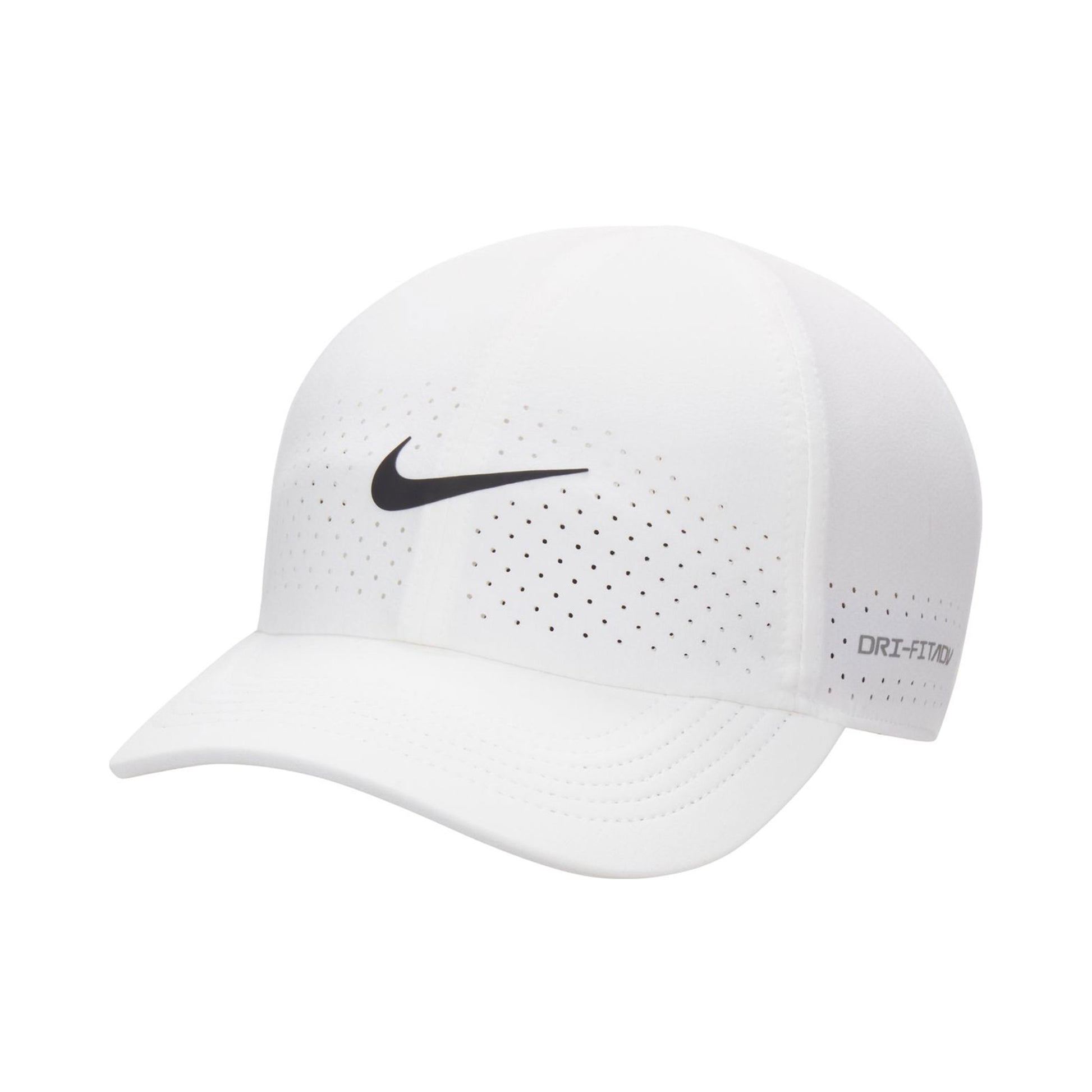 Nike Dri-Fit Advantage Club Cap Unisex-hvid, sort
