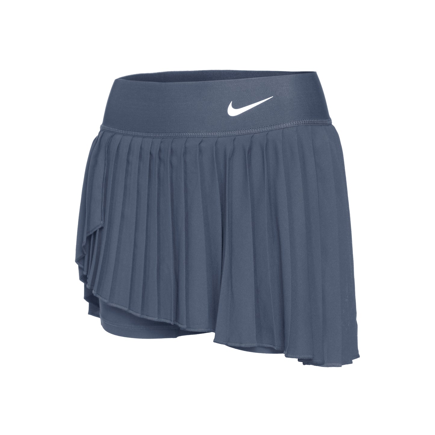 Nike Dri-Fit Court Pleated Nederdel Damer - blå-grå,