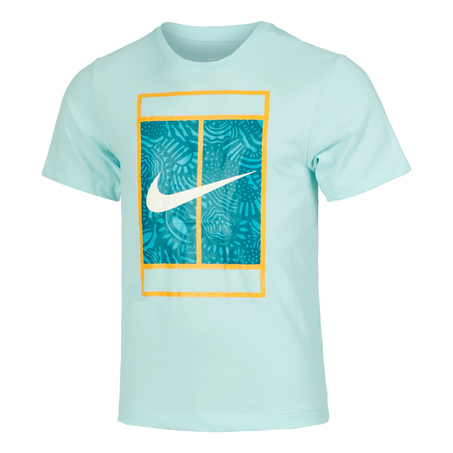 Nike Dri-Fit Court T-shirt Herrer - mint, flerfarvet