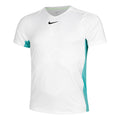 Dri-Fit Court Printed T-shirt Herrer-Hvid,Turkis