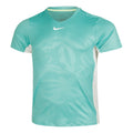 Dri-Fit Court Printed T-shirt Herrer - turkis, hvid