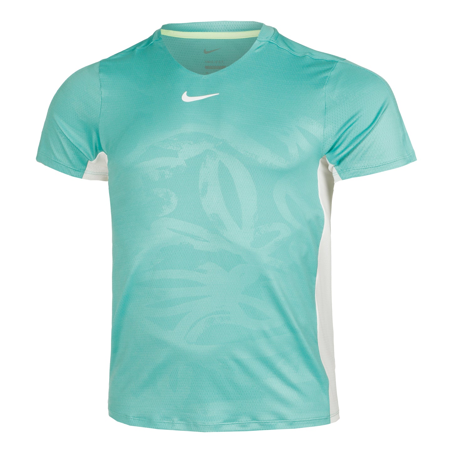 Nike Dri-Fit Court Printed T-shirt Herrer - turkis, hvid