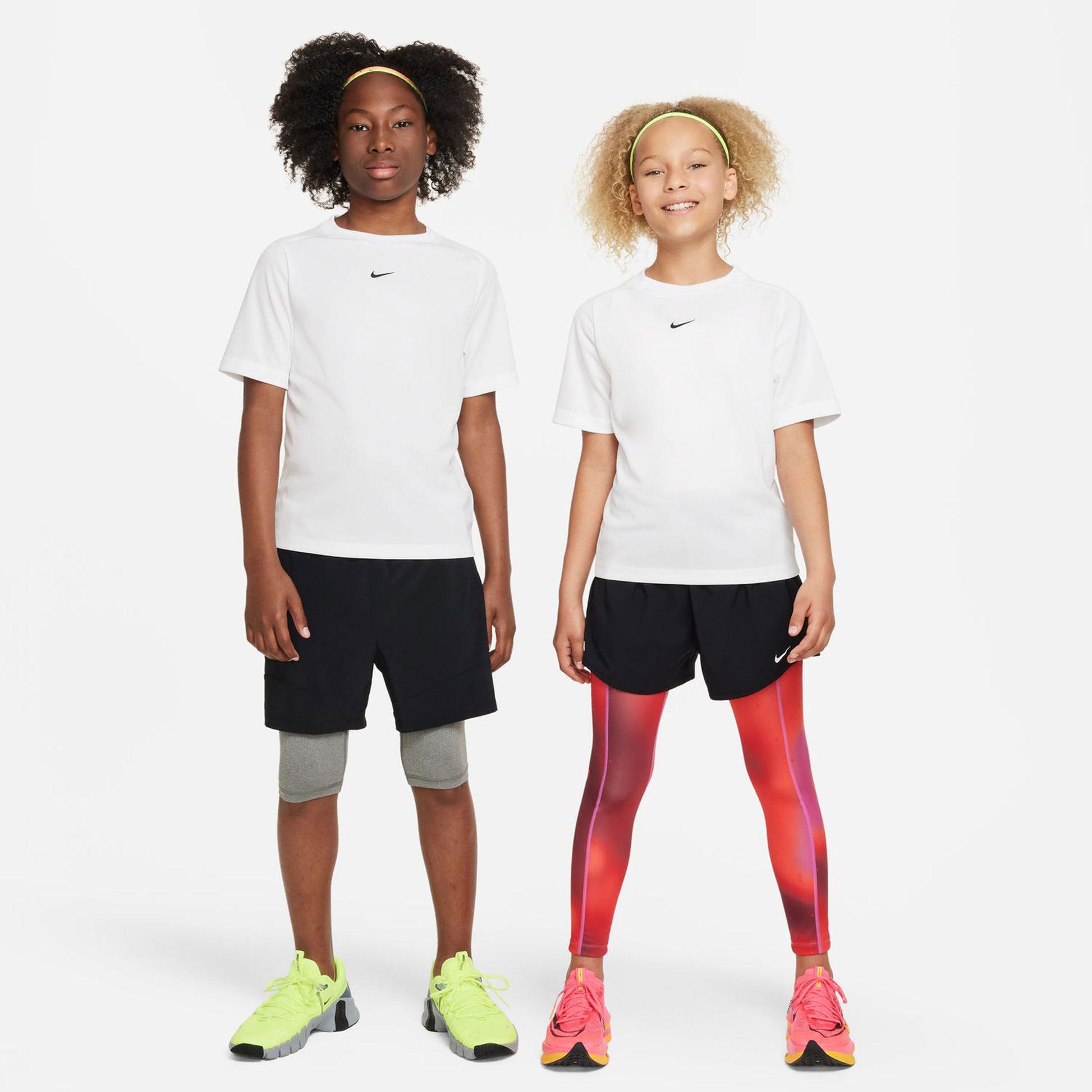 Nike Dri-Fit Multi T-shirt Drenge-Hvid