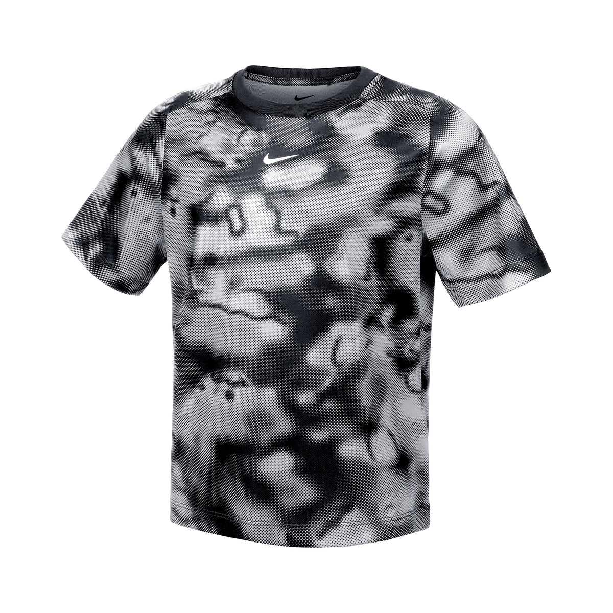 Nike Dri-Fit Printed T-shirt Drenge - sort, hvid
