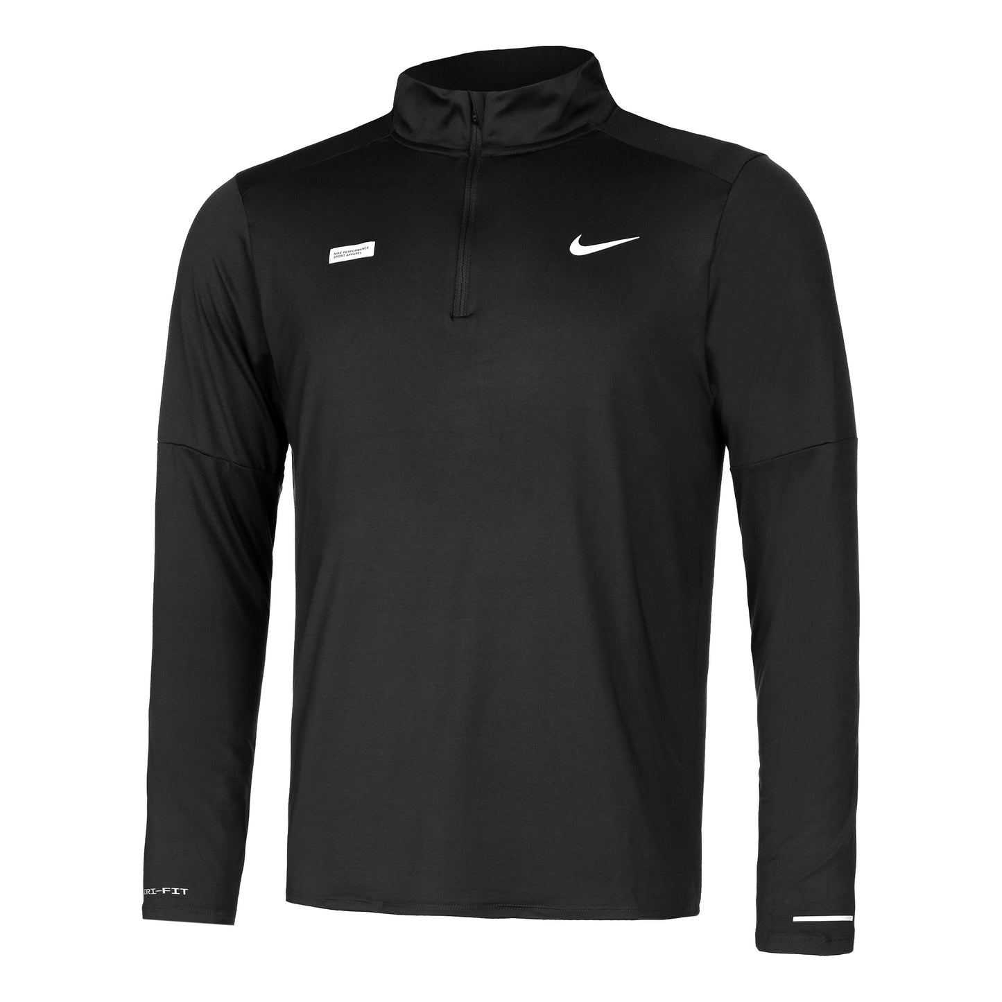 Nike Dri-FIT Element Flash Half-Zip Løbetrøje Herrer - sort, sølv
