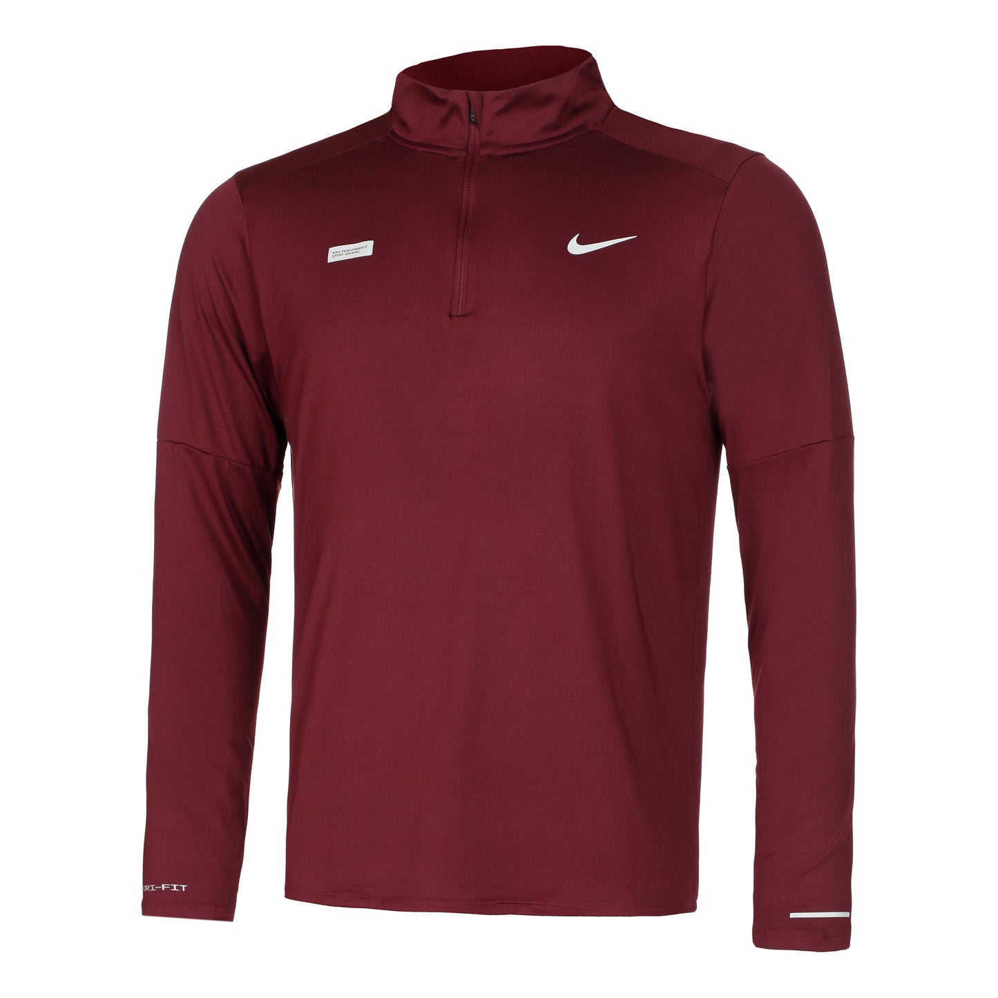 Nike Dri-FIT Element Flash Half-Zip Løbetrøje Herrer - rød, sølv