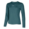 Dri-Fit One Standard Shirt, langærmet Damer - grøn, hvid