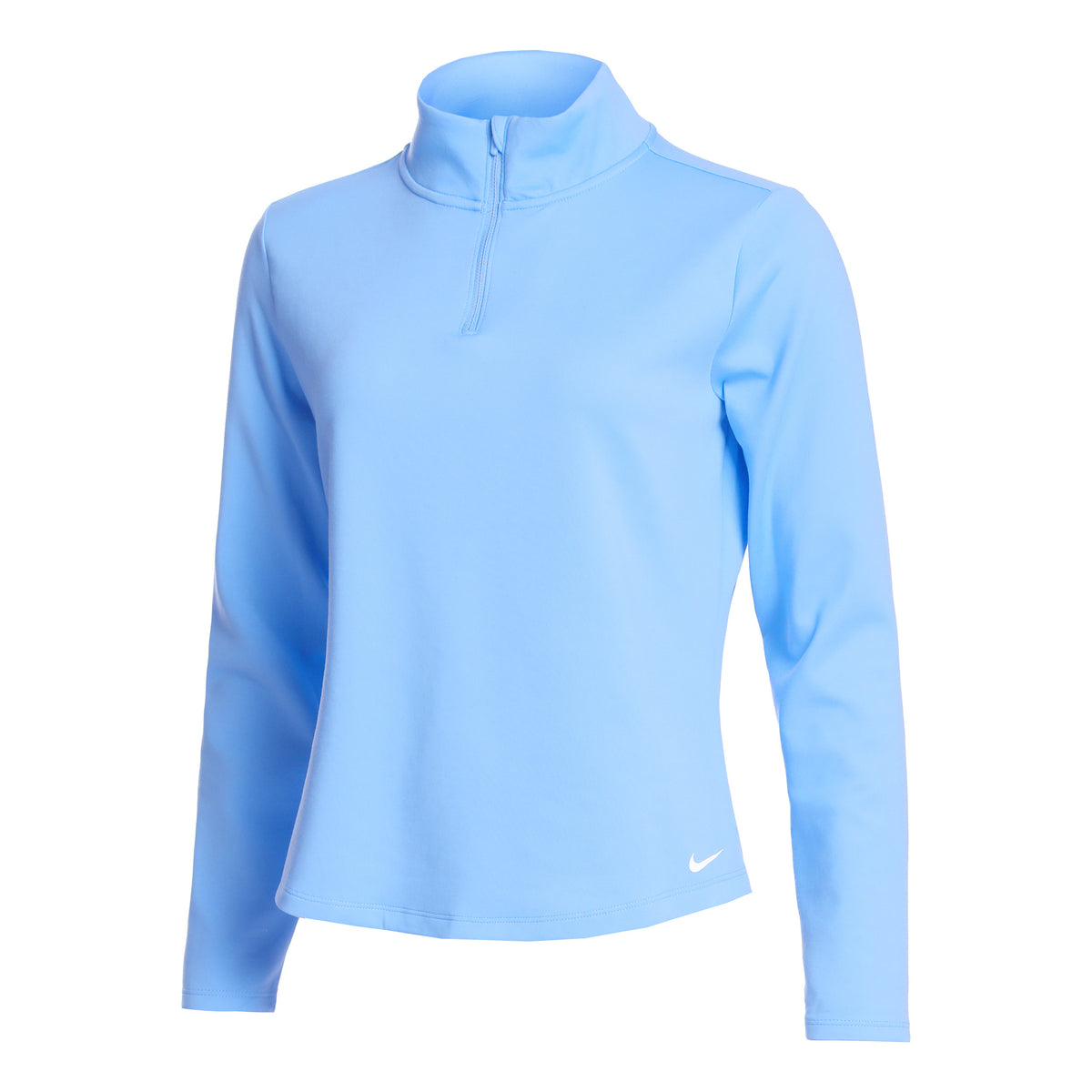 Nike Dri-Fit One Standard Half-Zip Shirt, langærmet Damer - lyseblå,