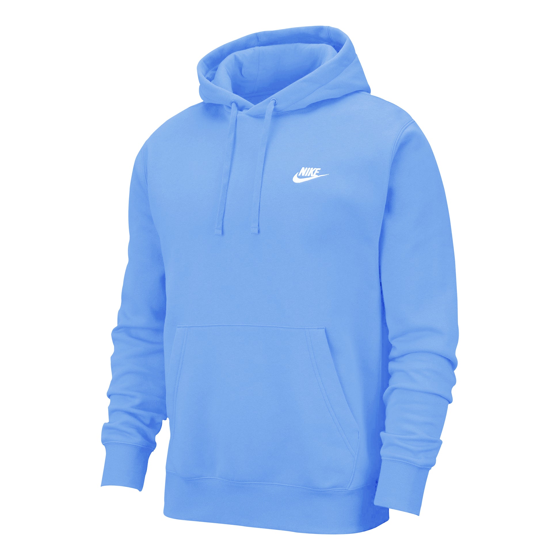Nike Sportswear Club Hættetrøje Herrer - lyseblå, hvid