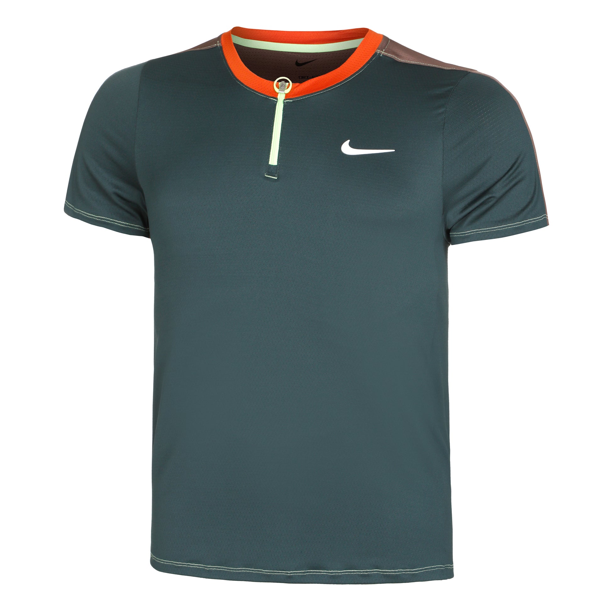 Nike Dri-Fit Court Polo Herrer - grøn, flerfarvet