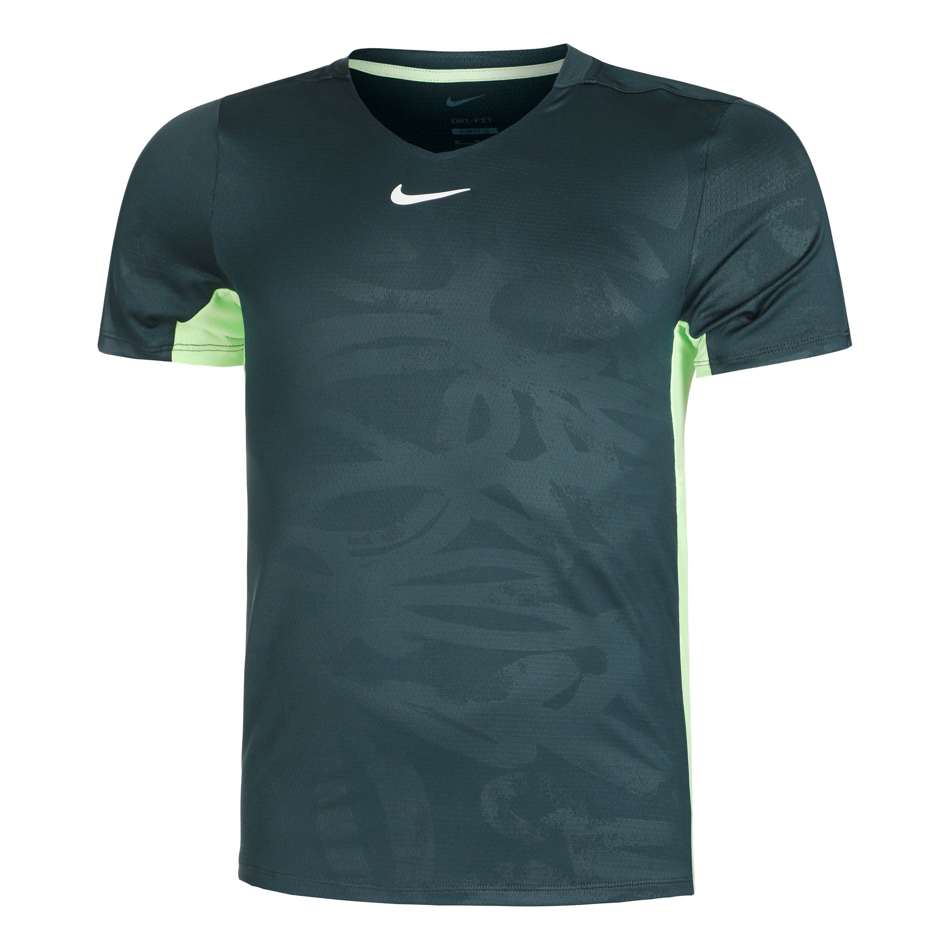 Nike Dri-Fit Court Printed T-shirt Herrer - grøn, lime
