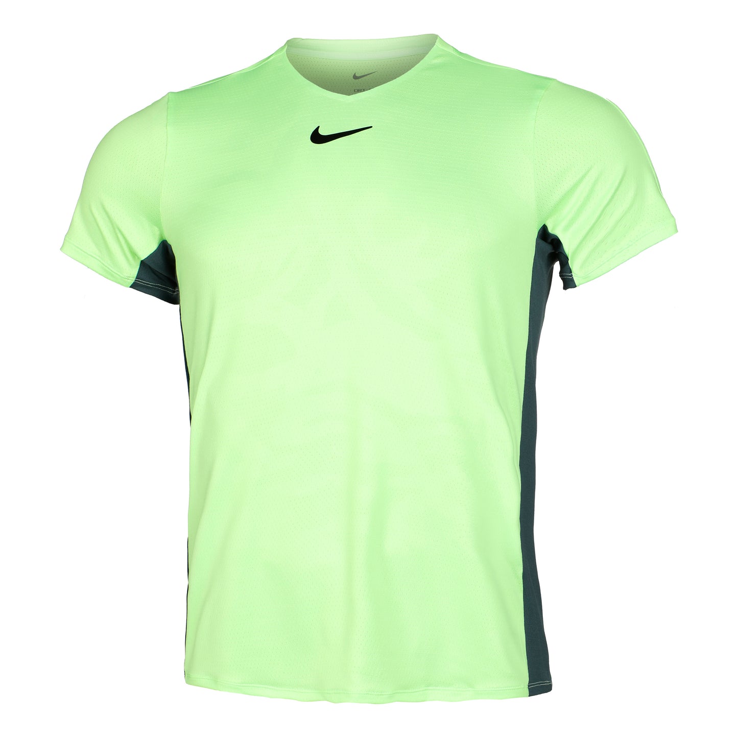 Nike Dri-Fit Court Printed T-shirt Herrer - lime, grøn