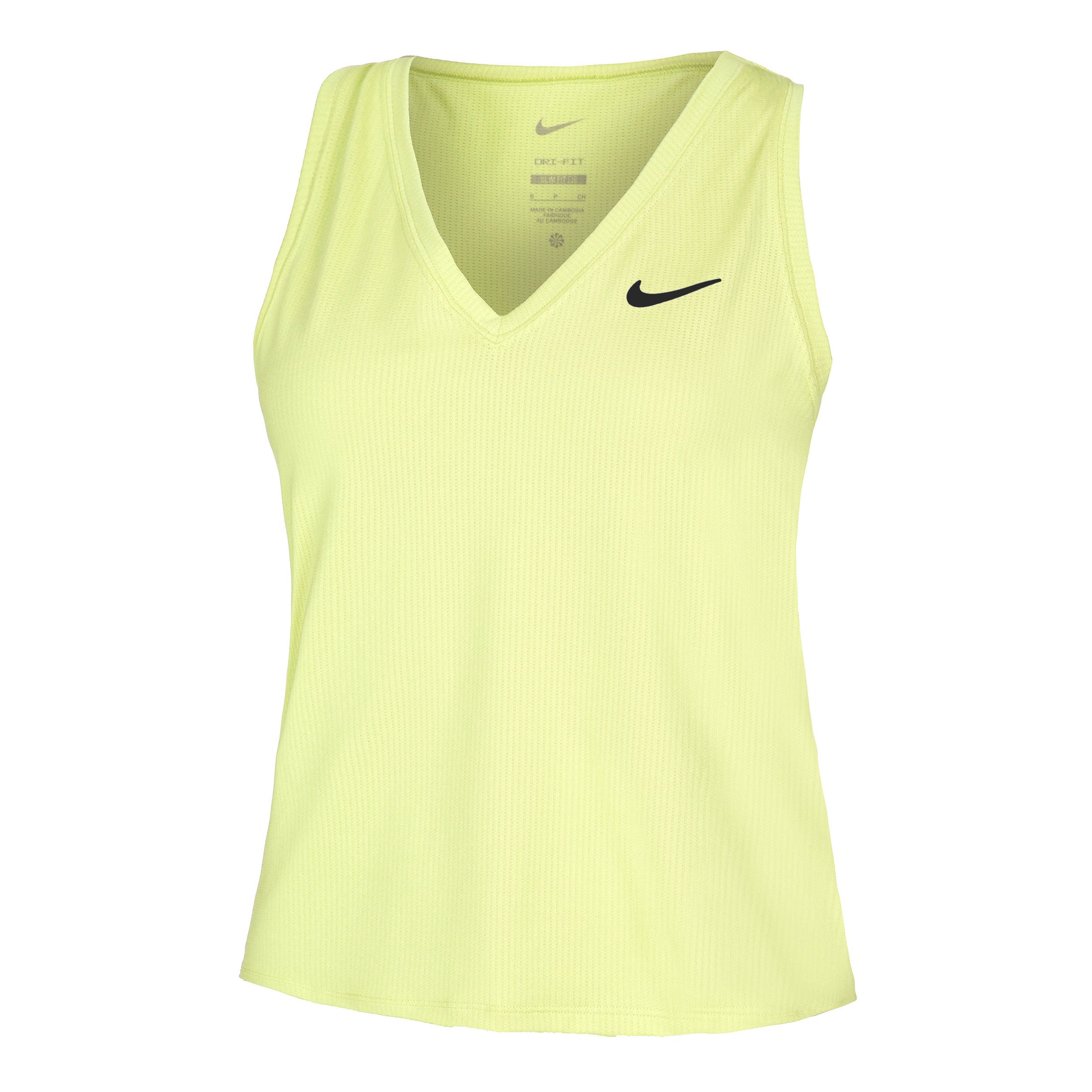 Nike Dri-Fit Victory Court Tanktop Damer - lysegrøn,