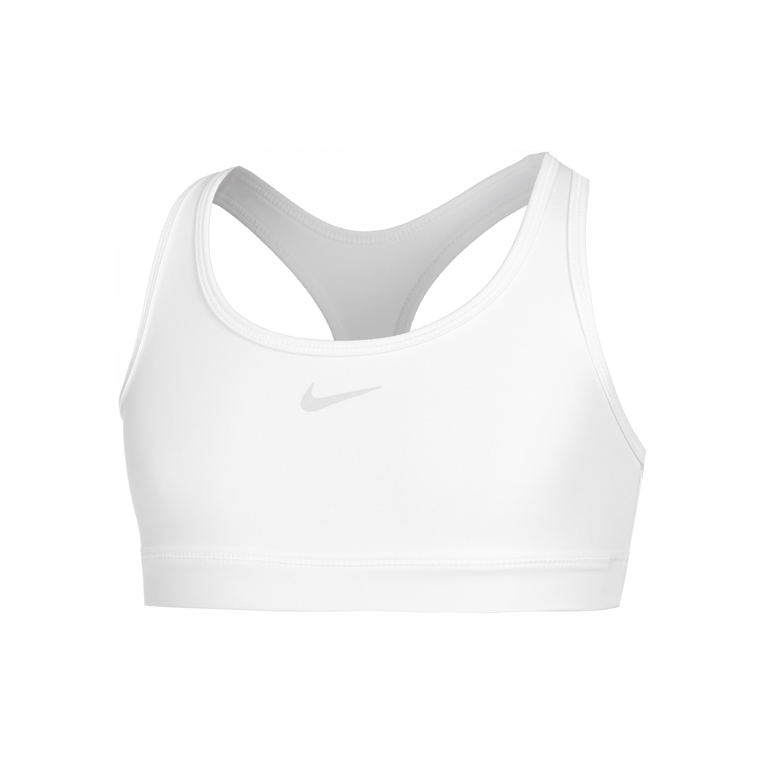 Nike Dri-Fit Swoosh Sports-BH Pige-Hvid