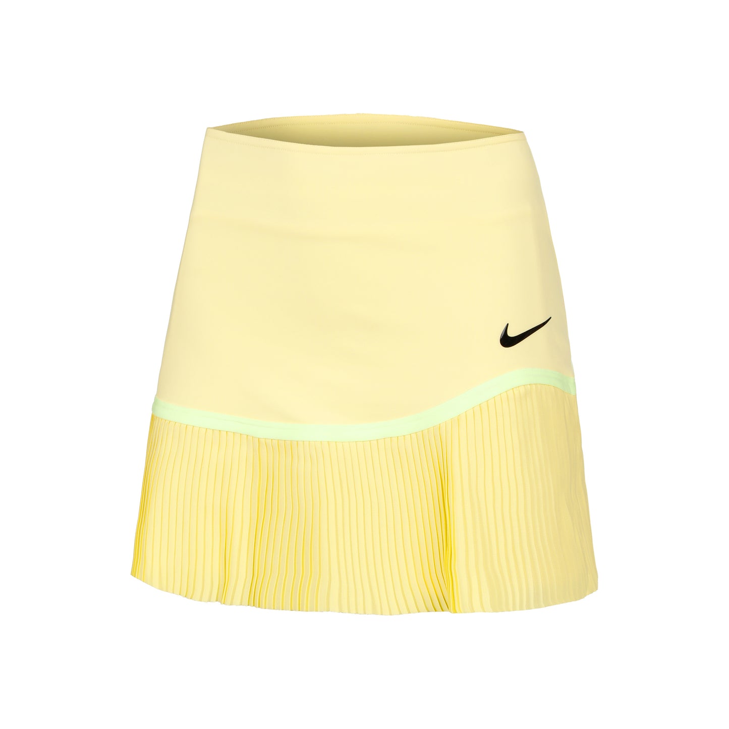 Nike Dri-Fit Advantage Pleated Nederdel Damer - citrongul,