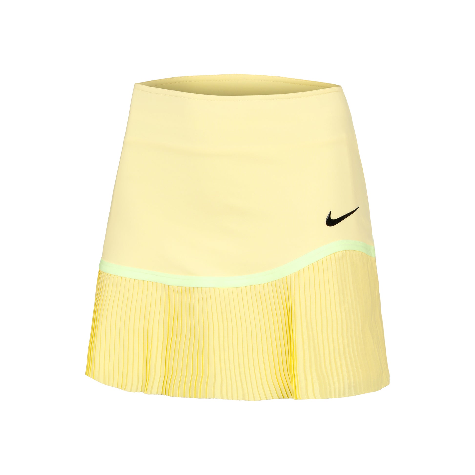 Nike Dri-Fit Advantage Pleated Nederdel Damer - citrongul,
