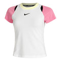 Court Dri-Fit Advantage T-shirt Damer - hvid, pink