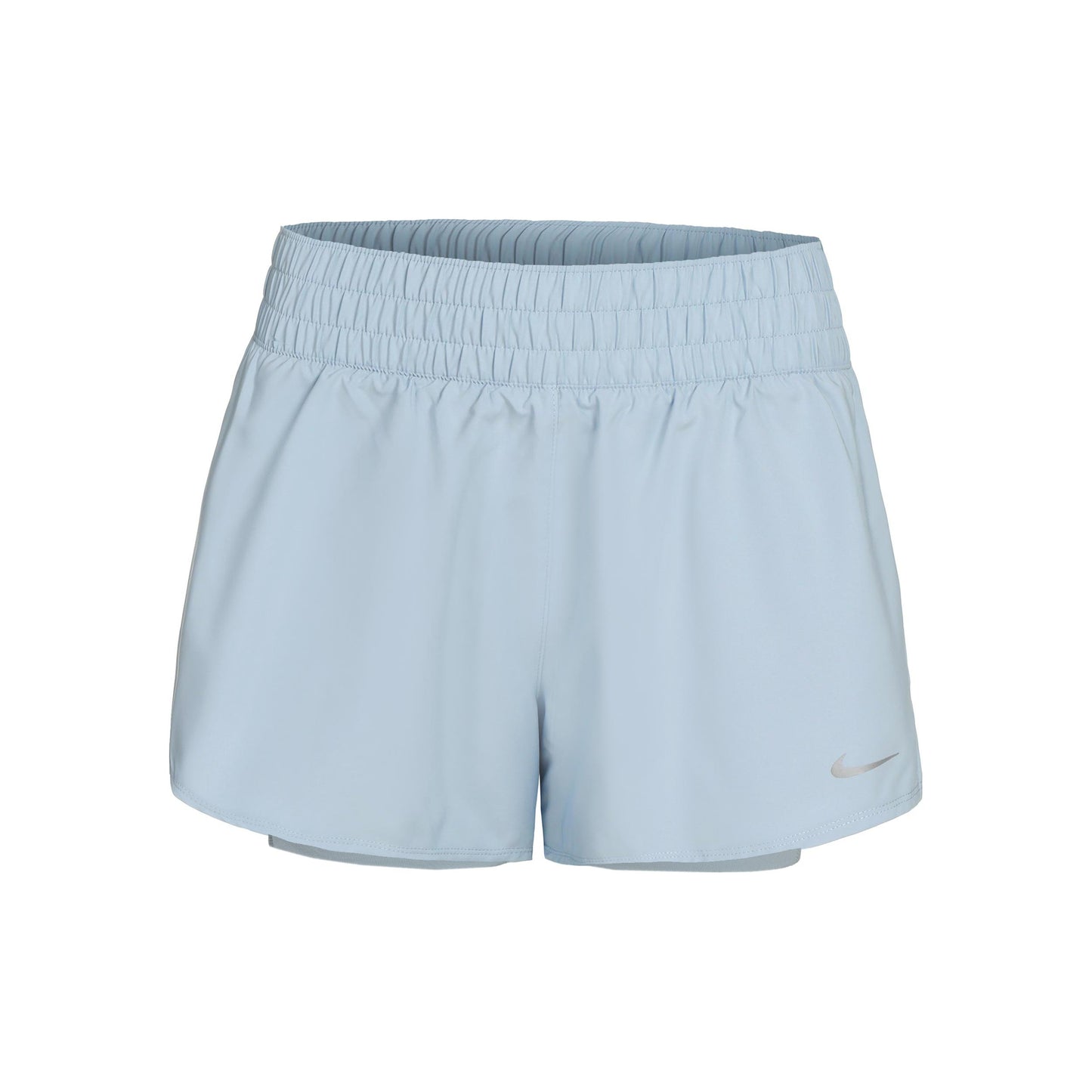 Nike Dri-Fit One Mid Rise 2in1 3in Shorts Damer - lyseblå,