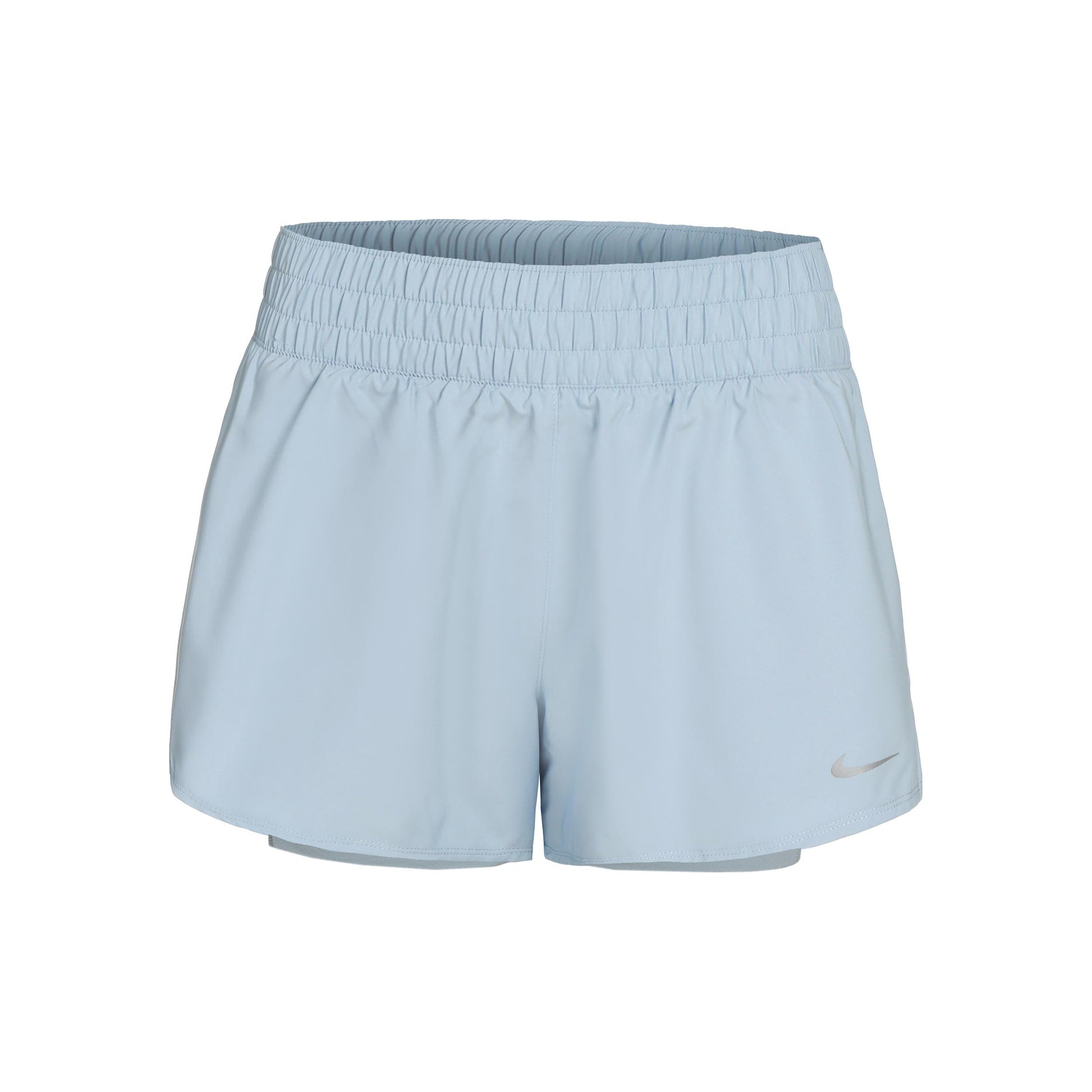 Nike Dri-Fit One Mid Rise 2in1 3in Shorts Damer - lyseblå,