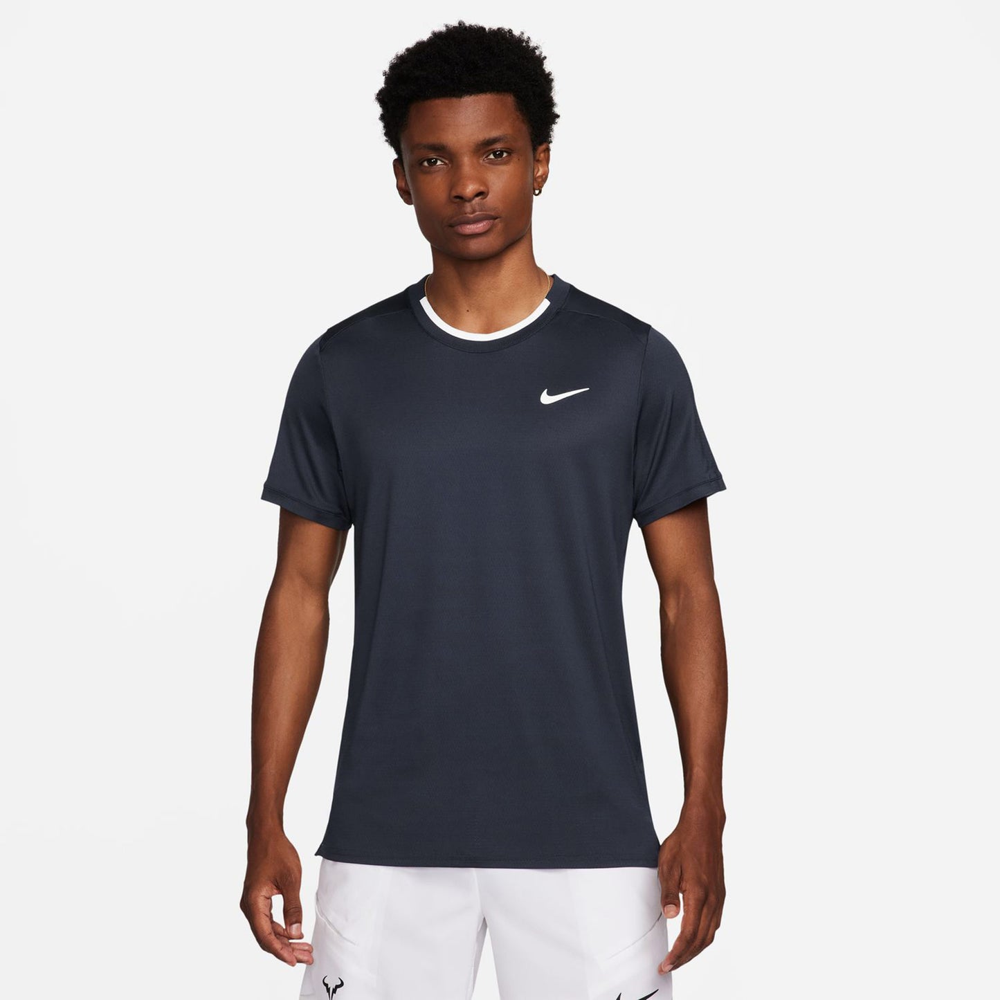 Nike Court Dri-Fit Advantage T-shirt Herrer-Mørkeblå