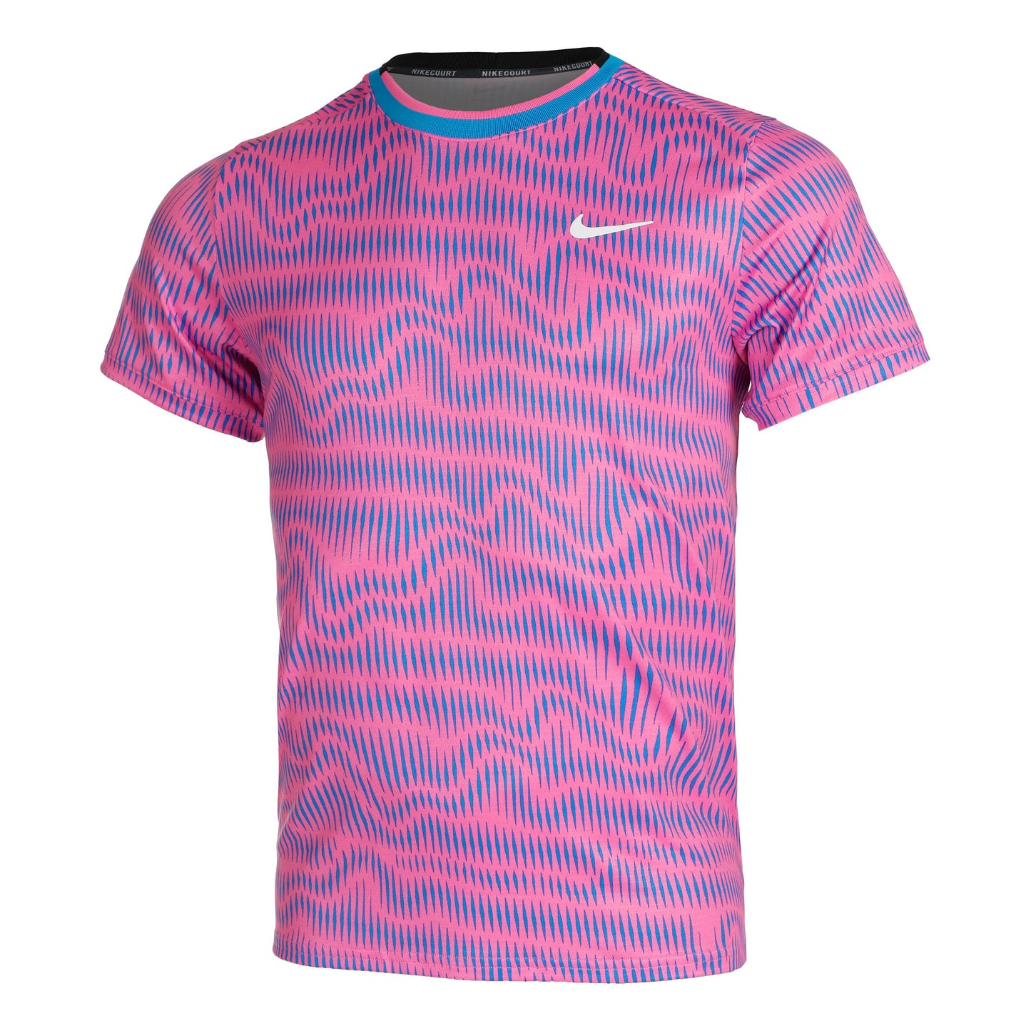 Nike Court Dri-Fit Advantage Print T-shirt Herrer - pink, blå