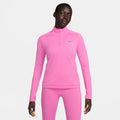 Dri-Fit Pacer 1/4-Zip Shirt, langærmet Damer - pink,