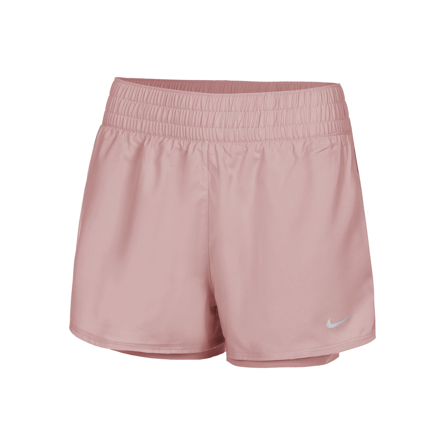 Nike Dri-Fit One High Rise 2in1 3in Shorts Damer - gammel lyserød