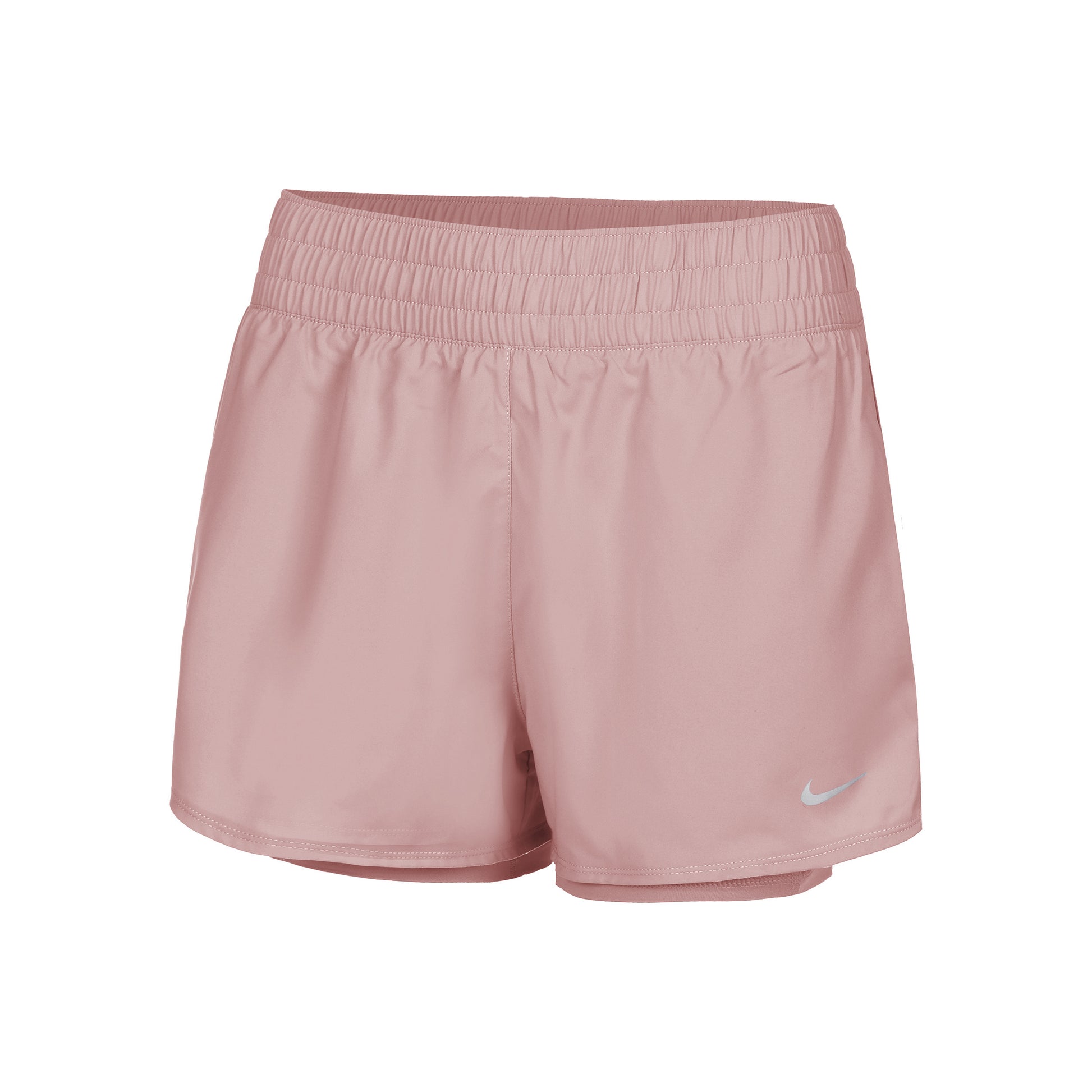 Nike Dri-Fit One High Rise 2in1 3in Shorts Damer - gammel lyserød