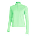 Dri-Fit Pacer 1/4-Zip Shirt, langærmet Damer - mint,
