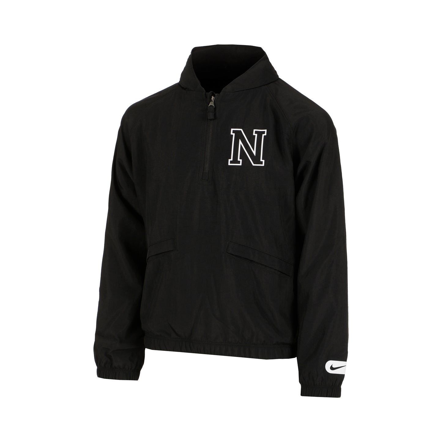 Nike 1/2-Zip Hættetrøje Drenge-Sort