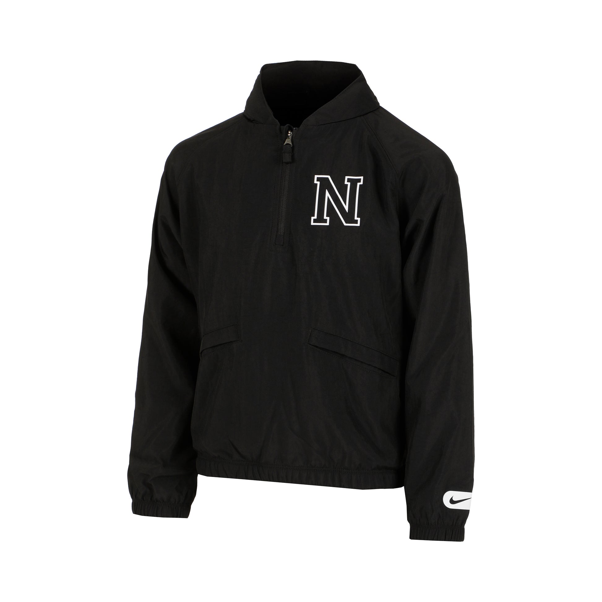 Nike 1/2-Zip Hættetrøje Drenge-Sort