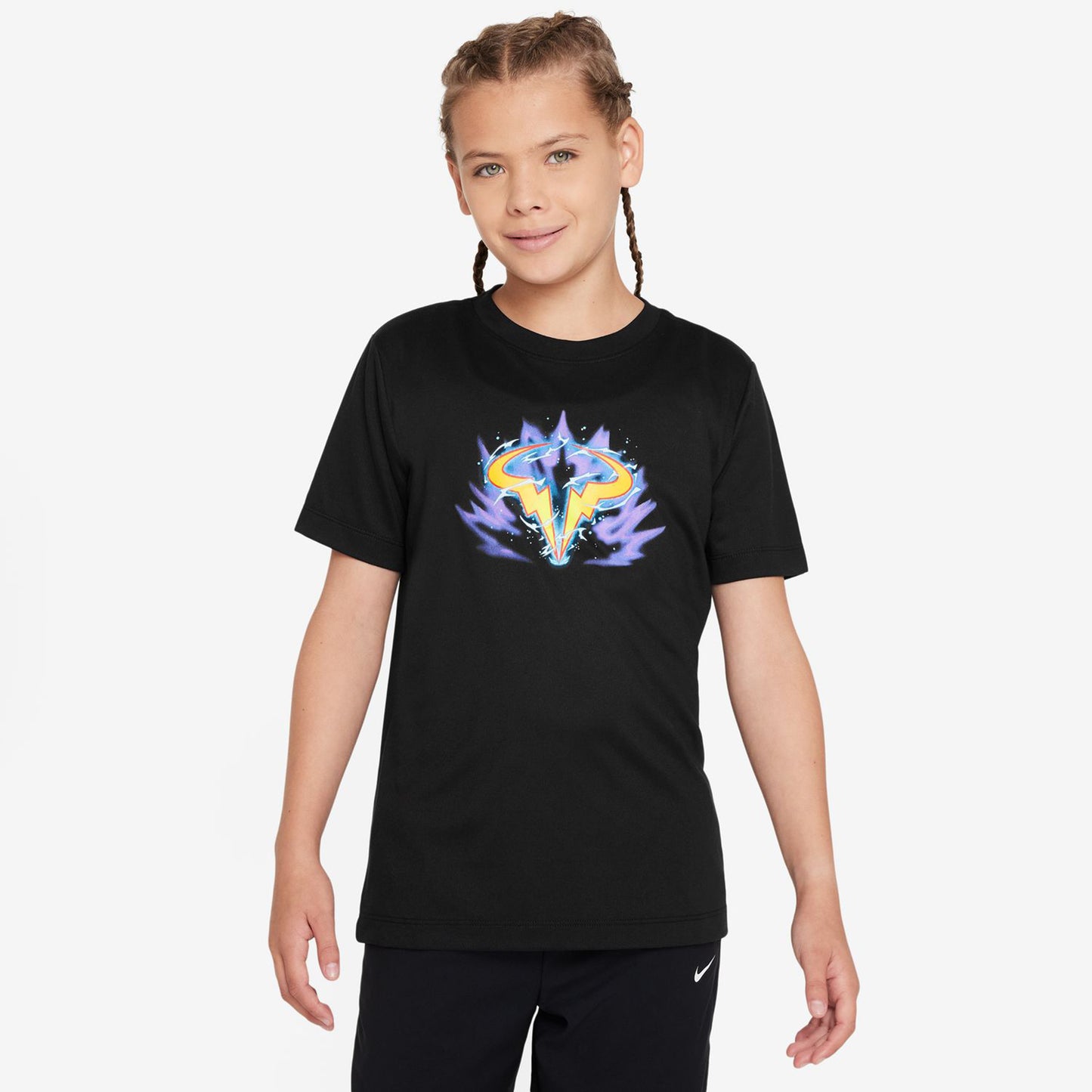 Nike Dri-Fit Rafa T-shirt Børn - sort,