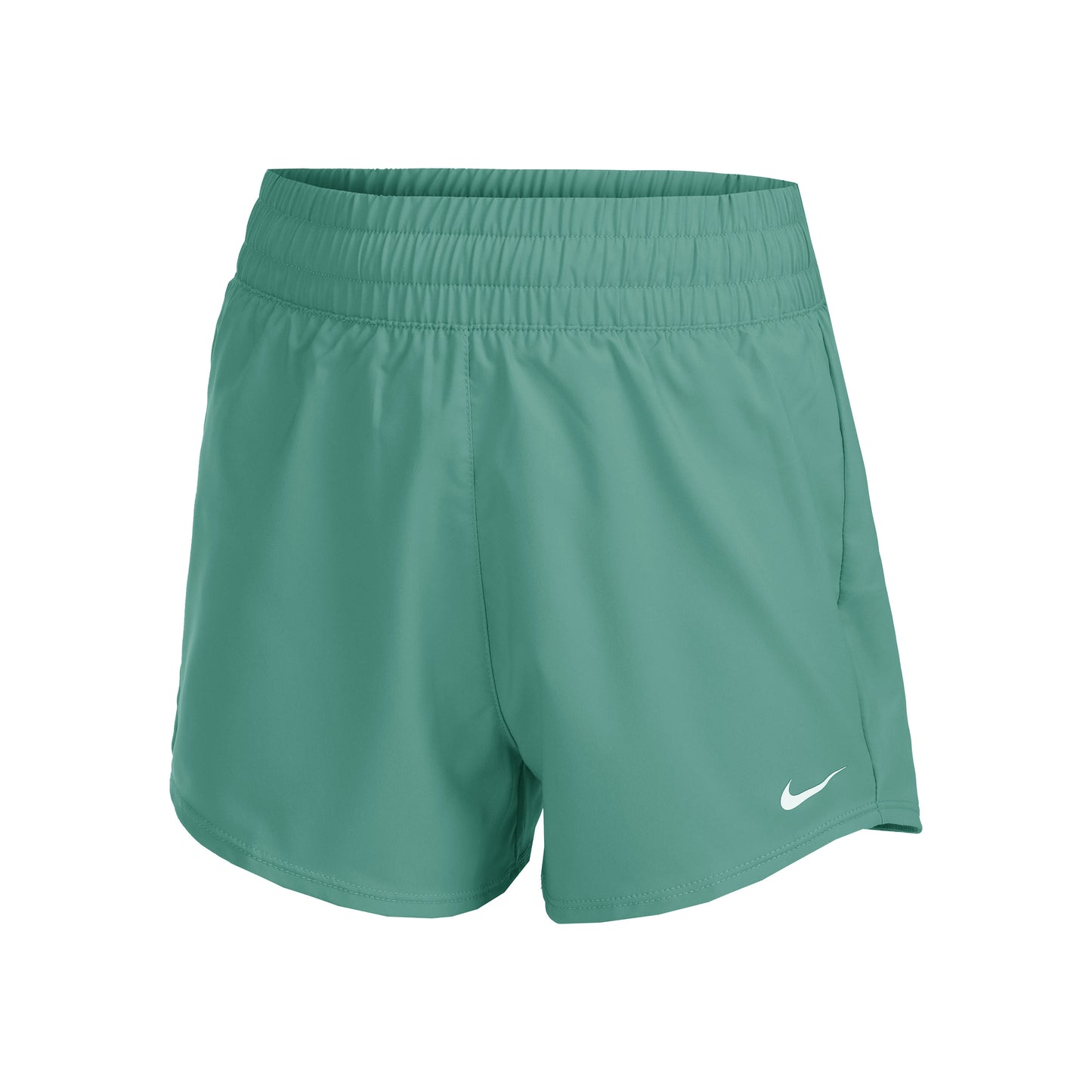 Nike Dri-Fit Big Kids High Waisted Woven Shorts Pige - mørkegrøn,