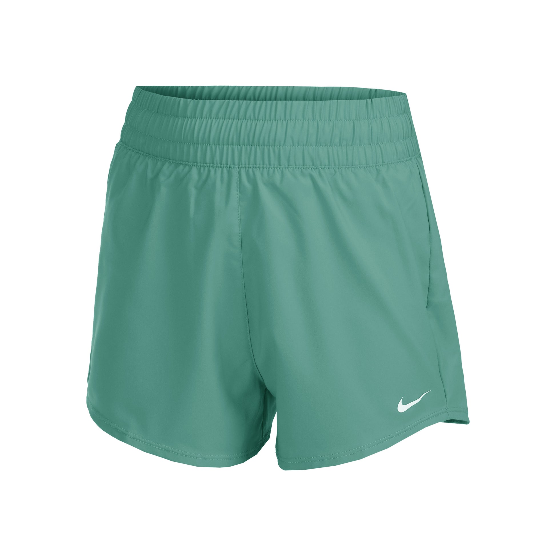 Nike Dri-Fit Big Kids High Waisted Woven Shorts Pige - mørkegrøn,