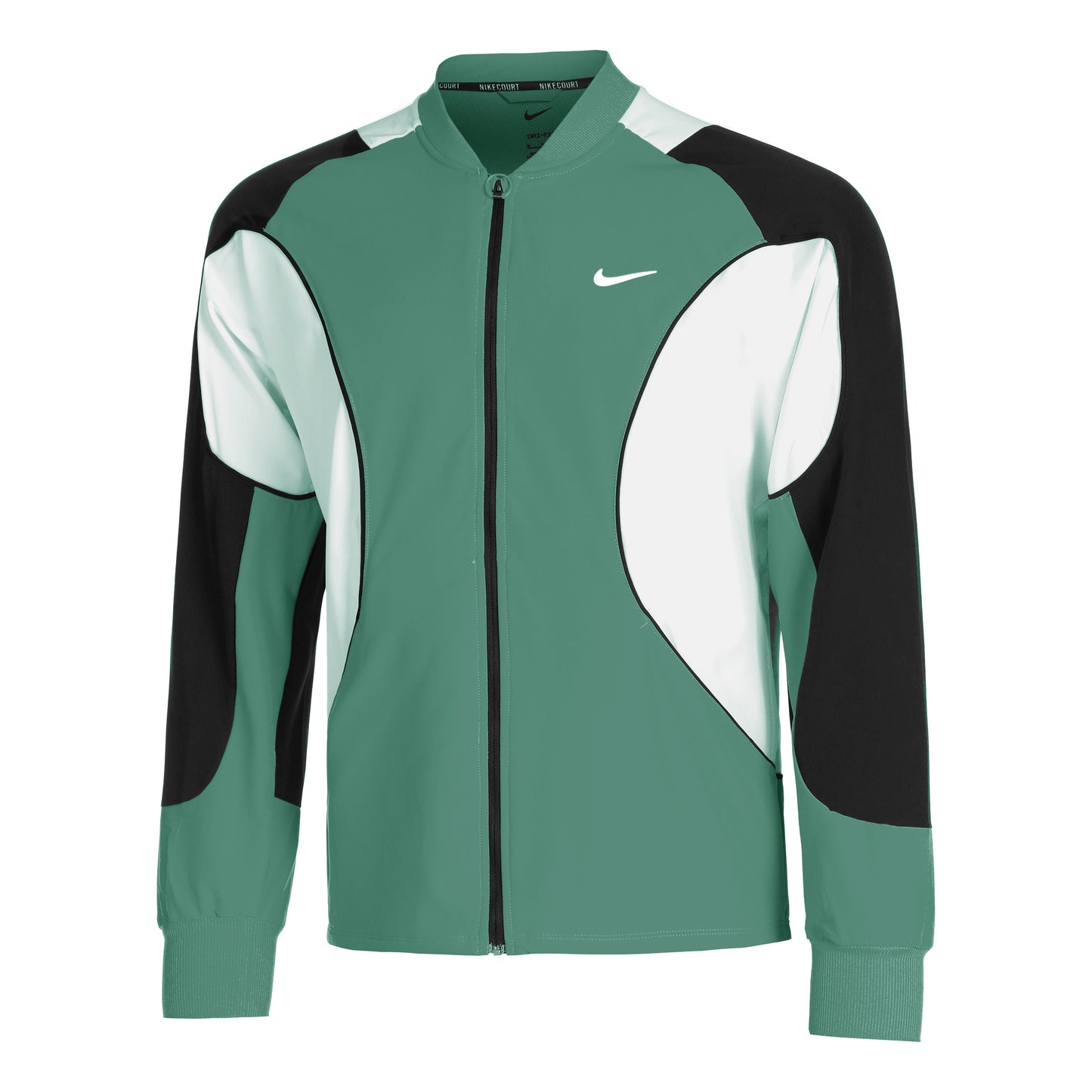 Nike Court Dri-Fit Advantage Træningsjakke Herrer - mørkegrøn, hvid