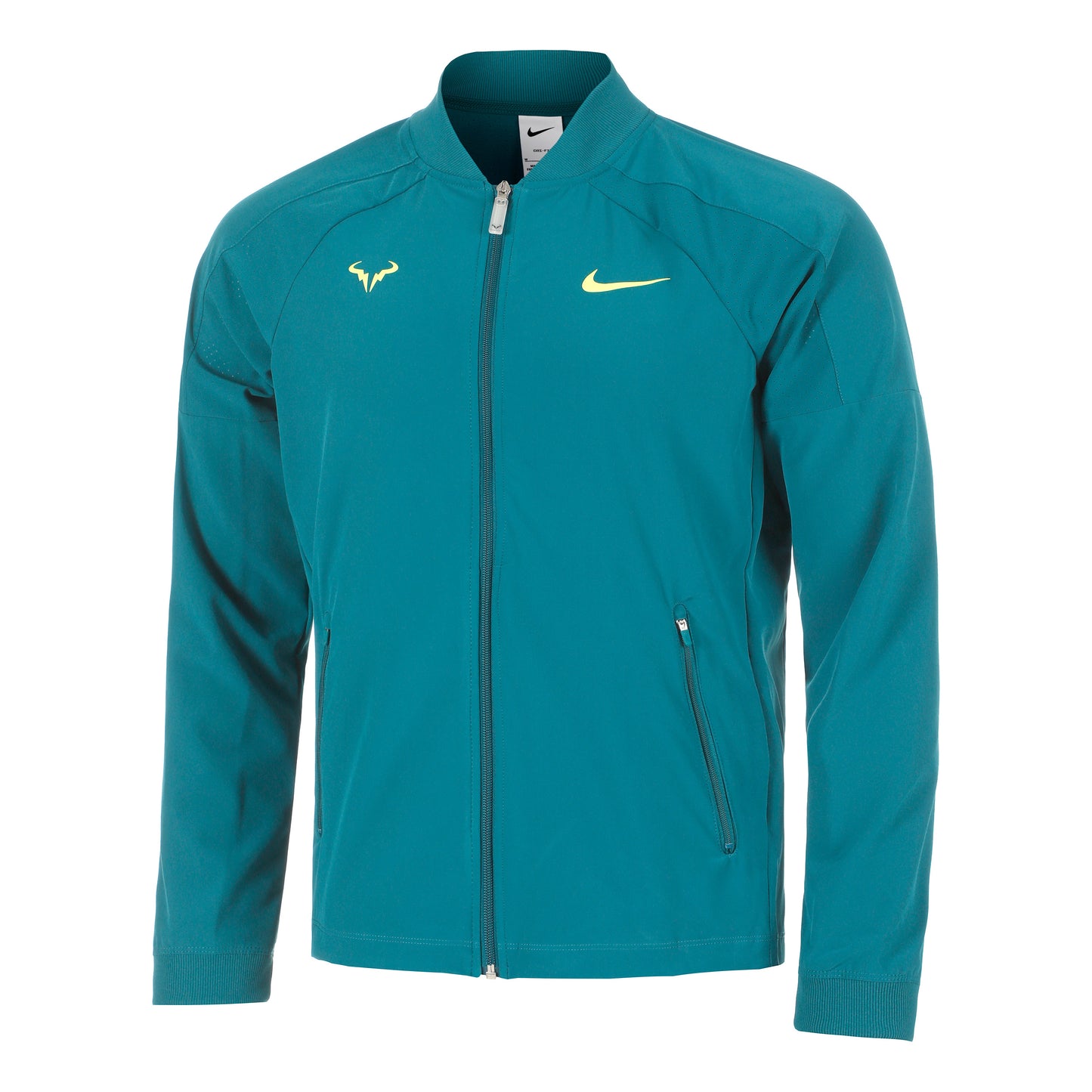 Nike Dri-Fit RAFA MNK Træningsjakke Herrer - petrol, lime