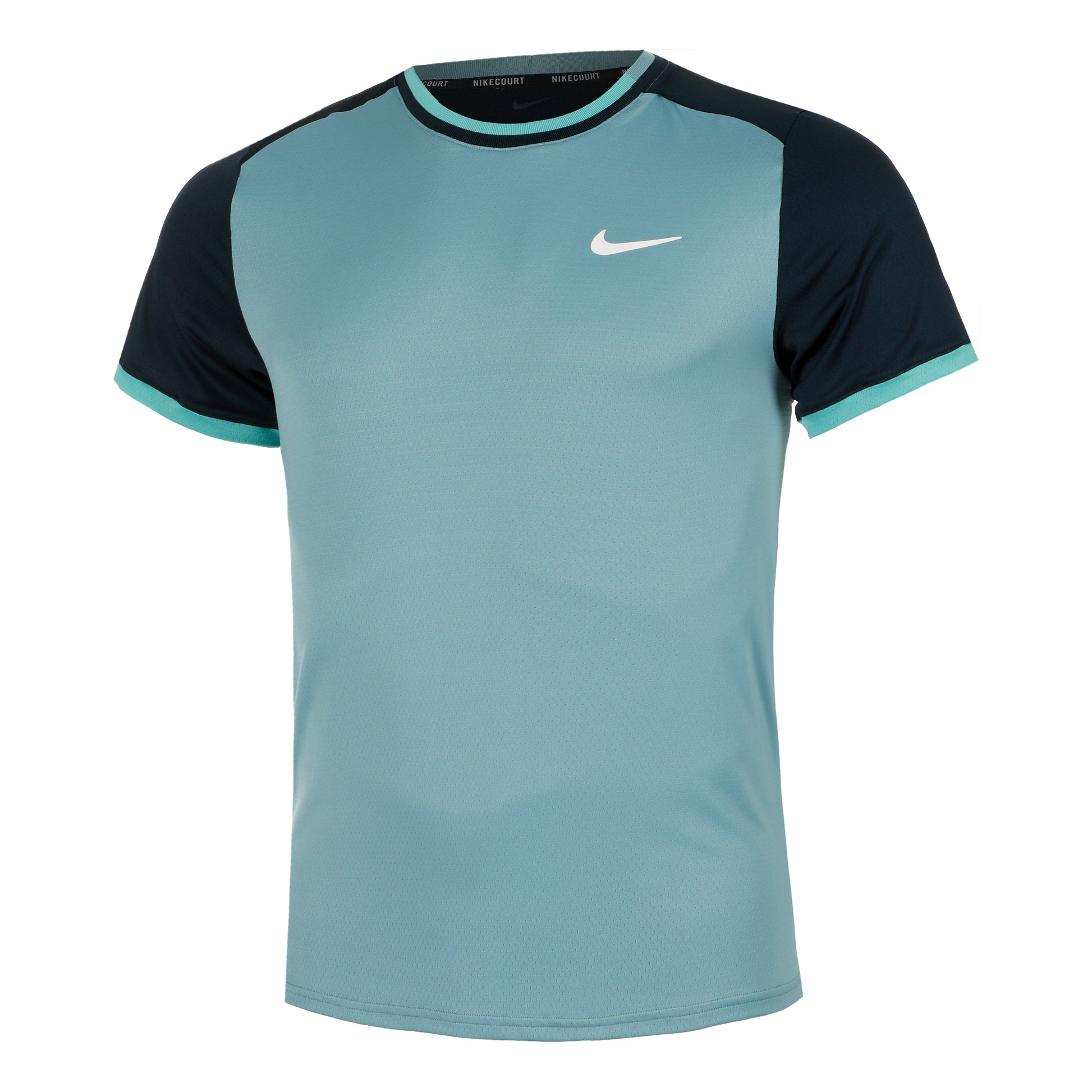 Nike Court Dri-Fit Advantage T-shirt Herrer - blå-grå,