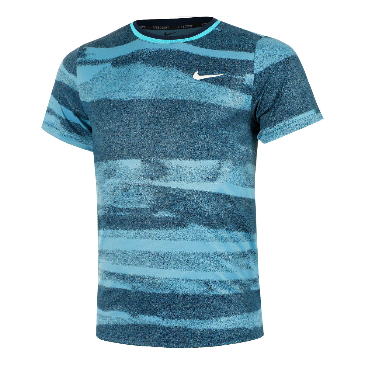 Nike Dri-Fit Advantage Print T-shirt Herrer - turkis,