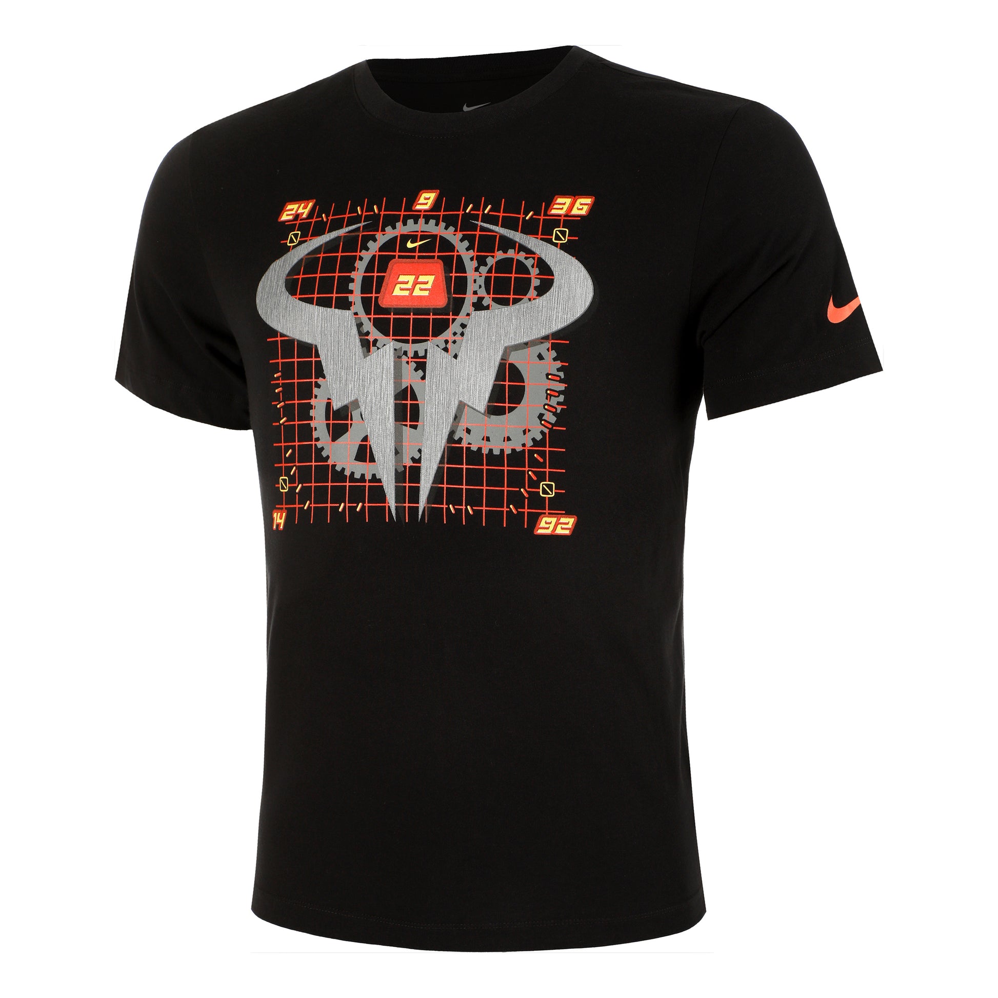 Nike Dri-Fit Rafa OC T-shirt Herrer - sort, flerfarvet