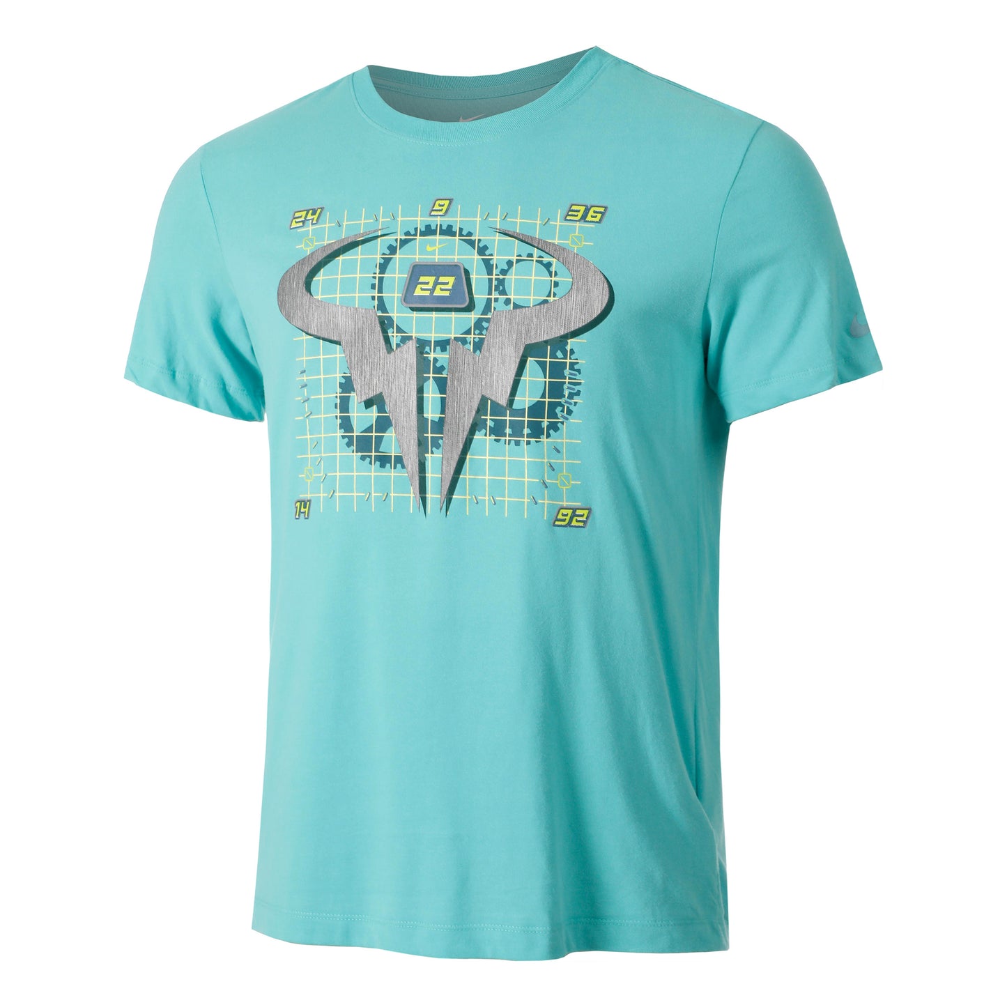 Nike Dri-Fit RN OC T-shirt Herrer-Turkis,Flerfarvet