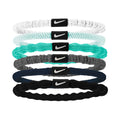 Flex Hair Tie Hårbånd Pakke med 6 Unisex - flerfarvet, hvid