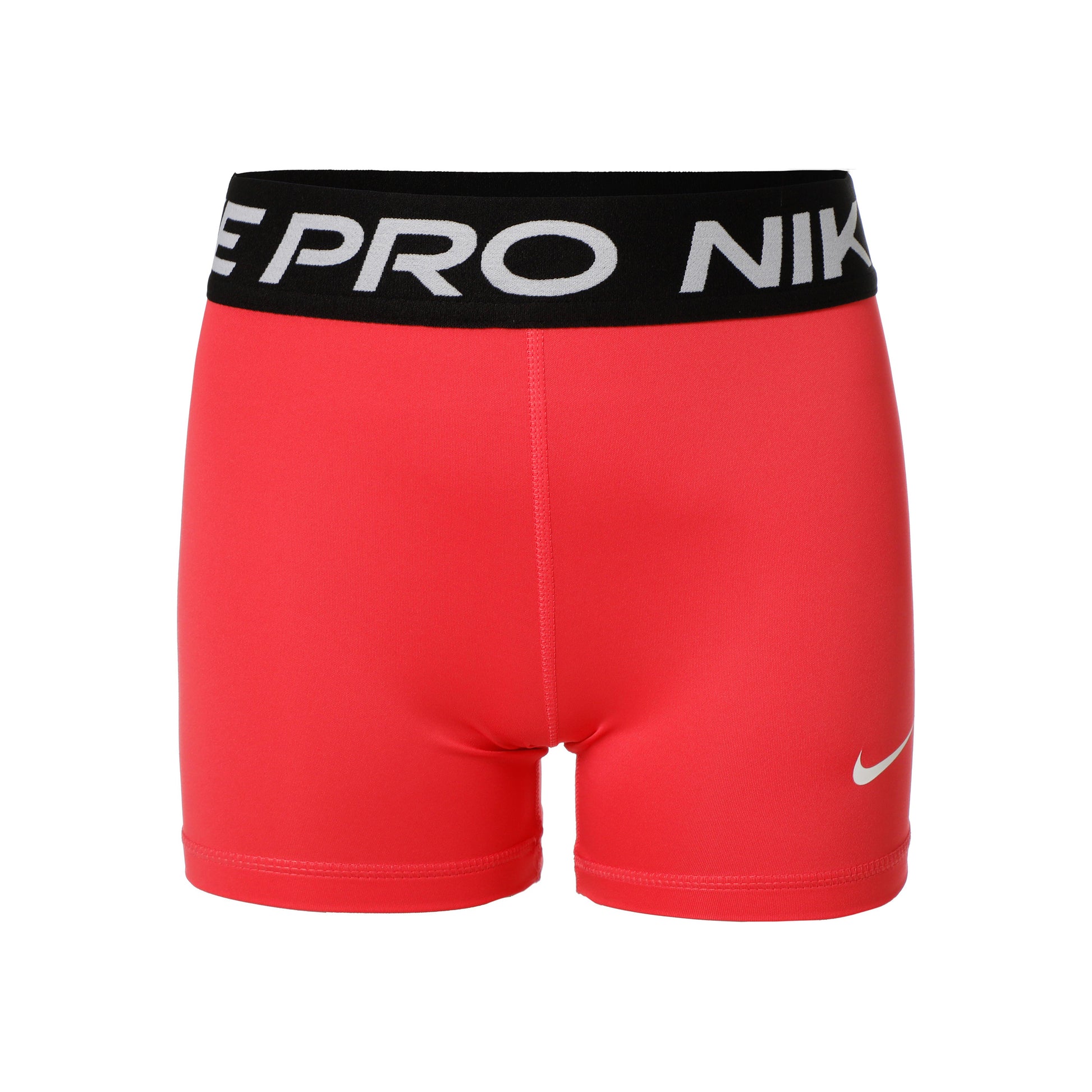 Nike Dri-Fit Big Kids 3in Shorts Pige-rød,sort