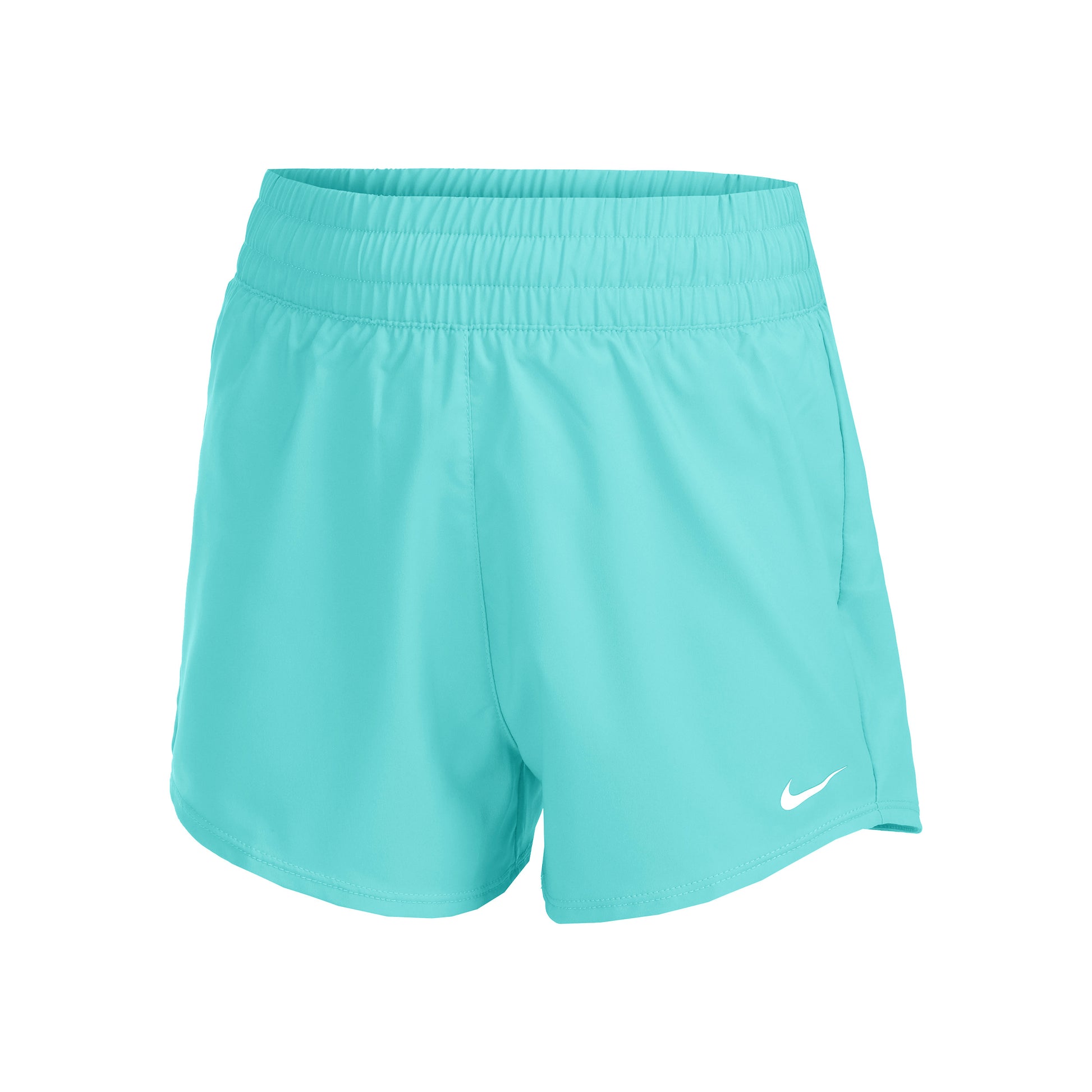 Nike Dri-Fit Big Kids High Waisted Woven Shorts Pige - turkis,