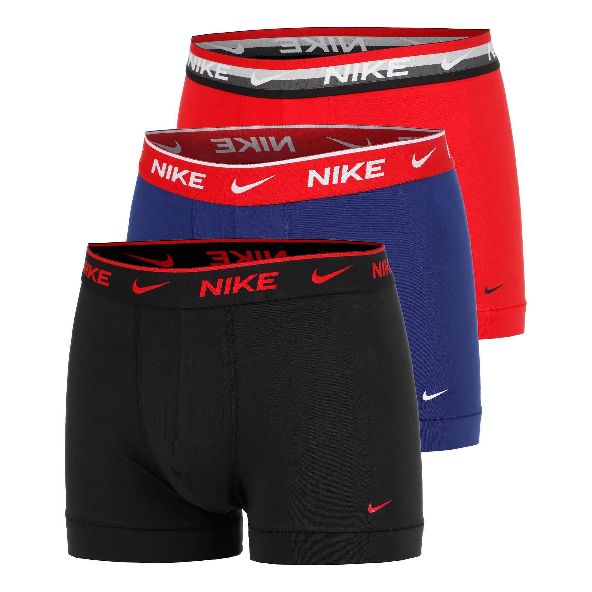 Nike Everyday Stretch Trunk Boksershorts Pakke med 3 Herrer - sort, lyserød