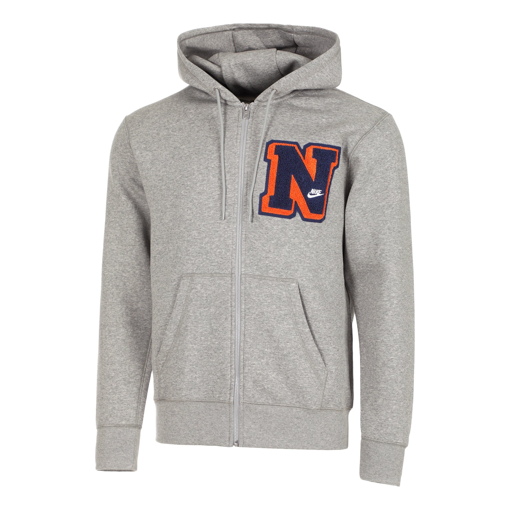 Nike Club Full Zip Sweatjakke Herrer - grå,