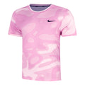 Court Dri-Fit Advantage Print T-shirt Herrer-Pink,Rosa