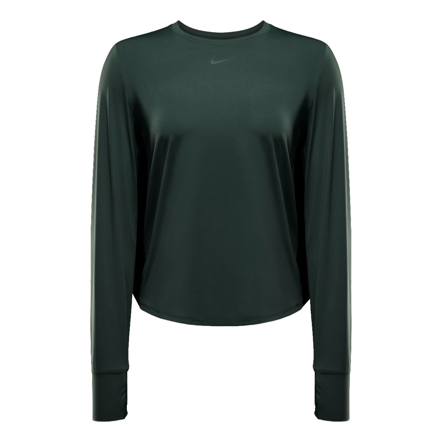 Nike One Classic Dri-Fit Shirt, langærmet Damer - mørkegrøn,